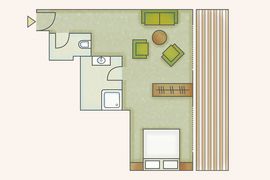 Panorama Suite - Abweichungen zu Zimmerskizzen möglich