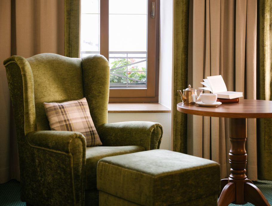 Versunken in der Gemütlichkeit